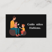 Cuido ninos visitenkarte (Vorderseite)