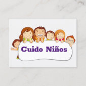 Cuido ninos visitenkarte (Vorderseite)