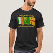Cúige Uladh (Ulster-Provinz) Flaggen T-Shirt (Vorderseite)