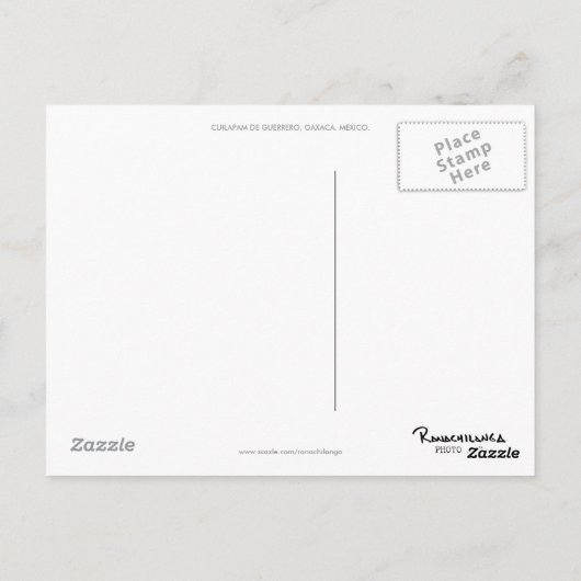 Cuilapam Oaxaca Postkarte (Rückseite)