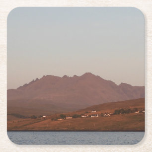Cuillin Hills in Red Sunset Skye Untersetzer