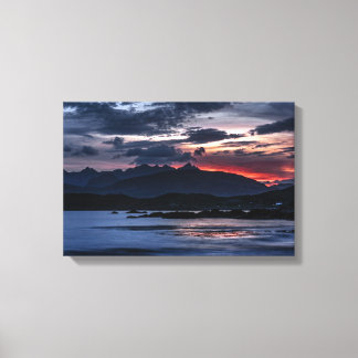Cuillin Ridge Sonnenuntergang Isle of Skye Leinwanddruck