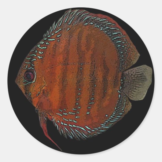 Cuipeua Discus Runder Aufkleber (Vorderseite)
