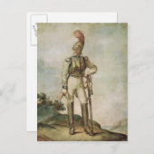 Cuirassier Postkarte (Vorne/Hinten)
