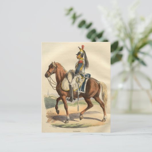 Cuirassier Postkarte (Stehend Vorderseite)