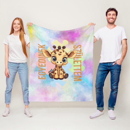 Cuki affirmációk | SNI Zsiráf | Egyedinek Fleecedecke (Beispiel)