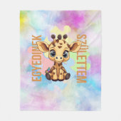 Cuki affirmációk | SNI Zsiráf | Egyedinek Fleecedecke (Vorderseite)