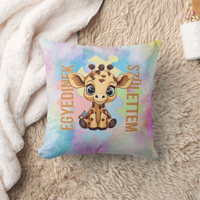 Cuki affirmációk | SNI Zsiráf | Egyedinek Kissen (Decke)