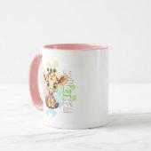 Cuki affirmációk | SNI Zsiráf | Egyedinek Tasse (Vorderseite Links)