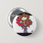 Cukini Drache-Pressung Button (Vorne & Hinten)