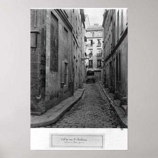 Cul-de-sac Saint-Ambroise Poster (Vorne)