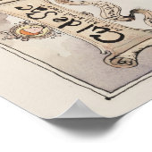 Cul de Sac und angrenzende Orte Karte Poster (Ecke)