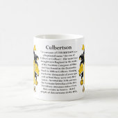 Culbertson, der Ursprung, die Bedeutung und das Kaffeetasse (Mittel)