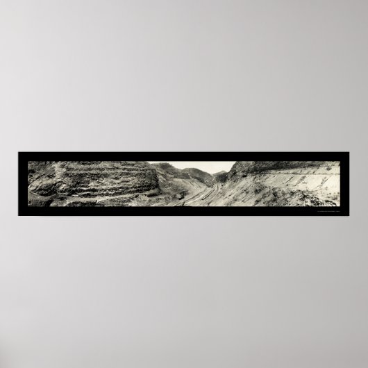 Culebra Cut Panama Foto 1913 Poster (Vorne)