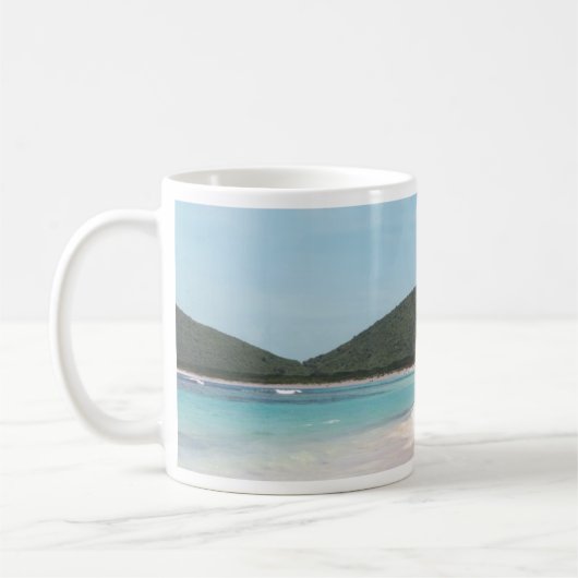 Culebras Flamenco-Strand Puerto Rico Kaffeetasse (Links)