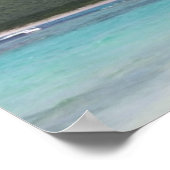 Culebras Flamenco Strand Puerto Rico Poster (Ecke)