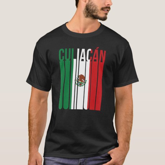 Culiacan Sinaloa Mexico Retro Mexikanischer Kirche T-Shirt (Vorderseite)