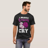Culinary Chef Cooking   I Make Onions Cry Raglan B T-Shirt (Vorne ganz)