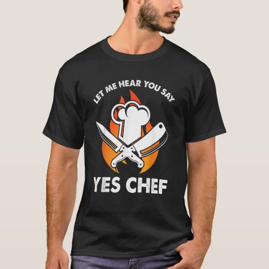 Culinary Chef Expert Food Eater I Love Cooking T-Shirt (Vorderseite)