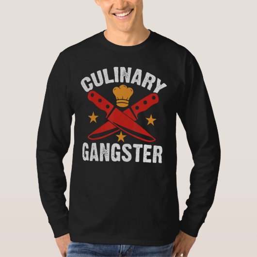 Culinary Gangster Chefs Cooking T-Shirt (Vorderseite)