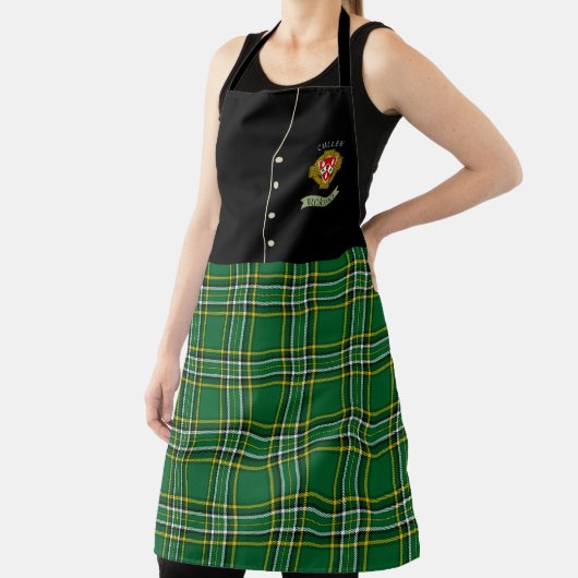 Cullen Irish Shield & Tartan Personalisiert Kilt Schürze (InSitu)