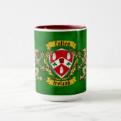 Cullen/O'Cullen Irish Shield & Griffins Tasse (Zentrum)