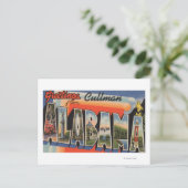Cullman, Alabama - Große Buchstabenszenen Postkarte (Stehend Vorderseite)