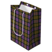 Culloden Ancient Original Scottish Tartan Mittlere Geschenktüte (Vorderseite Schrägansicht)
