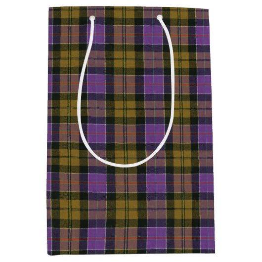 Culloden Ancient Original Scottish Tartan Mittlere Geschenktüte (Vorderseite)