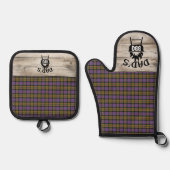 Culloden Ancient Original Scottish Tartan Ofenhandschuh & Topflappen-Set (Vorderseite)