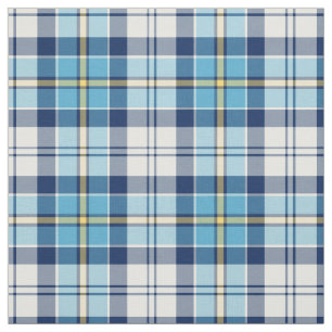 Culloden blauer KleiderTartan Stoff