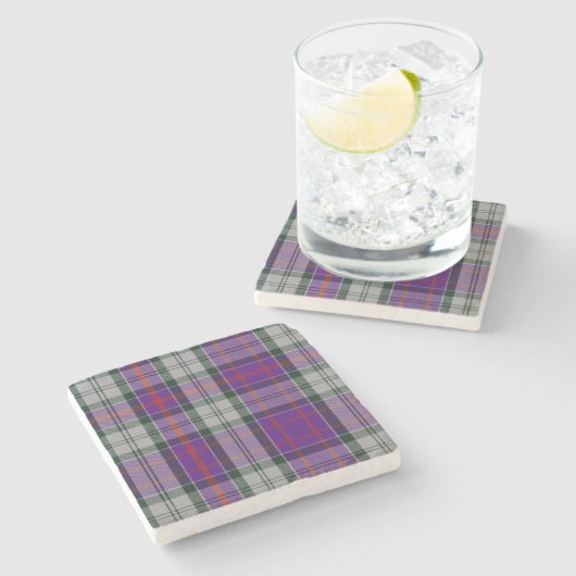 Culloden KleiderTartan Steinuntersetzer (Seitenansicht)
