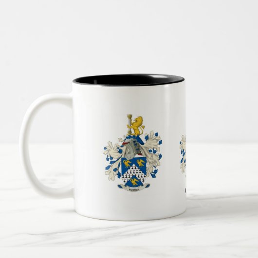 Cullum Familienwappen-Tasse Zweifarbige Tasse (Links)