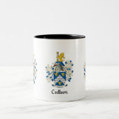 Cullum Familienwappen-Tasse Zweifarbige Tasse (Mittel)