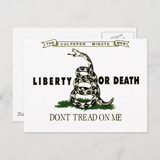 CULPEPER FLAG POSTKARTE (Vorne/Hinten)