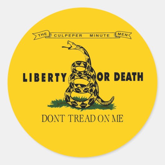 CULPEPER FLAG RUNDER AUFKLEBER (Vorderseite)