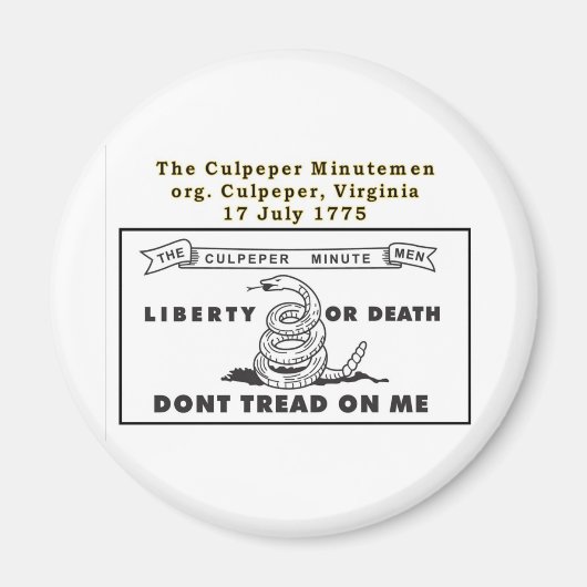 CULPEPER MINUTEMEN MAGNET (Vorne)