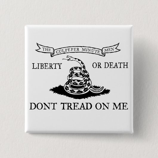 Culpeper treten nicht auf mir Knöpfe Button (Vorderseite)