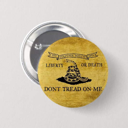 Culpeper treten nicht auf mir Knöpfe Button (Vorne & Hinten)