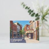 Culpeper USA Postkarte (Stehend Vorderseite)