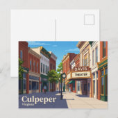 Culpeper USA Postkarte (Vorne/Hinten)