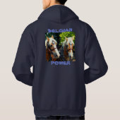 Culpeper VA Entwurfs-Pferde-und Maultier-Show 2009 Hoodie (Rückseite)