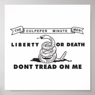 Culpeper winziges Mann-Flaggen-Plakat Poster