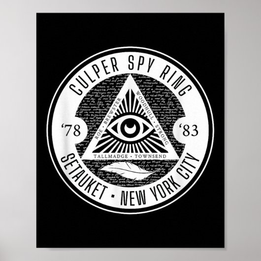 Culper Spy Ring Revolutionskrieg Poster (Vorne)