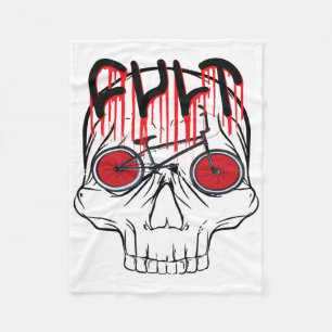 Cult Bmx Halloween Kostümgeschenk für Frauen Mädch Fleecedecke