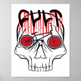 Cult Bmx Halloween Kostümgeschenk für Frauen Mädch Poster