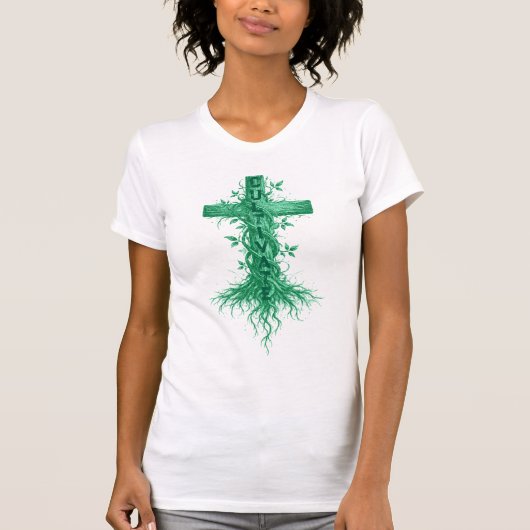 Cultivate – Faith, God & Christian Devotion T-Shirt (Vorderseite)