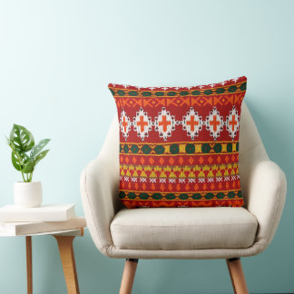 Cultural Christmas Geometric Festive  Kissen