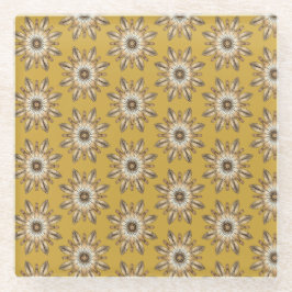 Cultural Mandala Design Glasuntersetzer