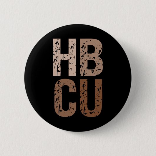 Cultural Pride Era – Hbcu - Schwarzer Geschichtsmo Button (Vorderseite)
